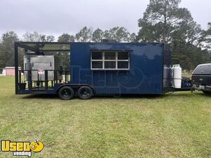 NEW - 2023 8.5' x 22' Freedom Barbecue Food Concession Trailer with Porch