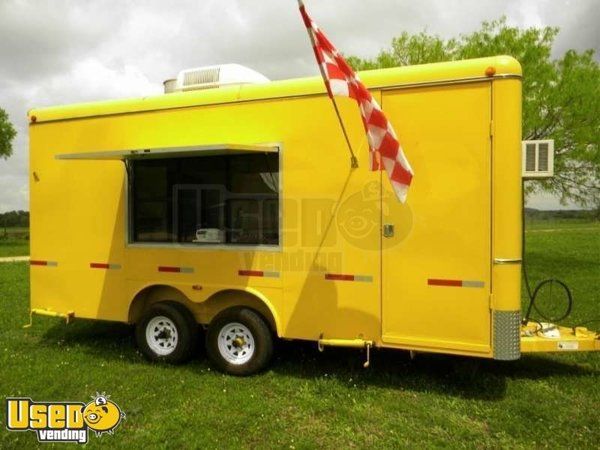 2004 - 18' x 8' W-Brand Full Service Food Vending Trailer