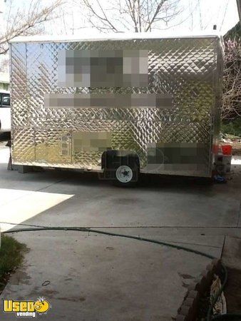 12' - 2005 Stainless Food Concession Trailer