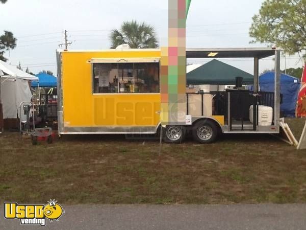 2014 - 20' Bar-B-Que Concession Trailer With Porch