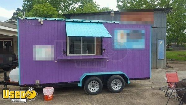 8' x 14' Food Concession Trailer with Truck