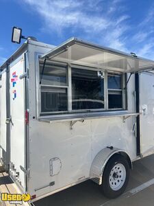 Remodeled 2022 - 6' x 12' Patriot Street Food Concession Trailer with Pro-Fire System