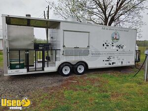 LOADED 2020 8.5' x 18' Freedom Concession Trailer w/ Bathroom & Covered 8' Porch