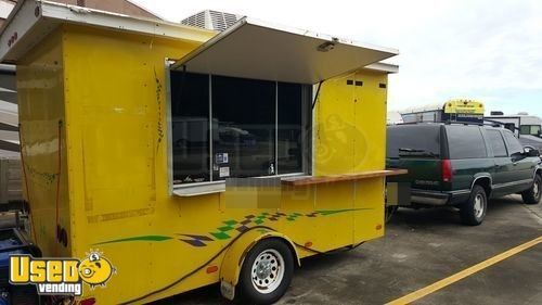 6' x 12' Shaved Ice / Food Concession Trailer