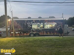 2008 - 34' Food Concession Trailer Commercial Mobile Kitchen w/ Churrasco Machine