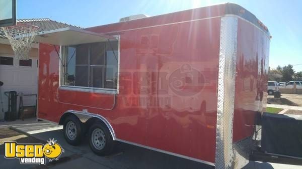 2015 - 8.5' x 16' Food Concession Trailer