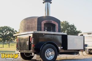 Like New - 2022 6.5' x 13' Pizza Trailer with Forno Bravo Woodfired Brick Pizza Oven