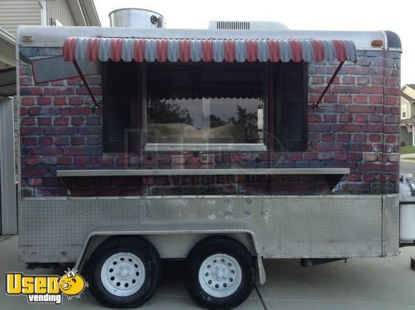 7.5' x 12' Food Concession Trailer