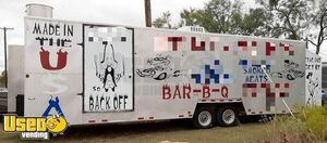 2015 - 34' Barbecue Rig / Mobile BBQ Kitchen Concession Trailer