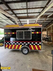 NEW - 2025 7' x 12' Food Concession Trailer | Mobile Vending Unit