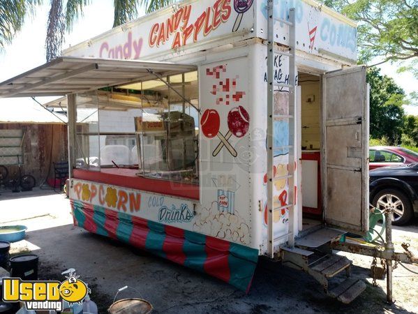 6' x 16' Used Food Concession Trailer