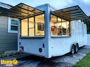 Licensed 2010 Wells Cargo 8' x 28' Mobile Kitchen Food Concession Trailer