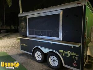 2021 7' x 14' Lightly Used Mobile Kitchen Food Concession Trailer