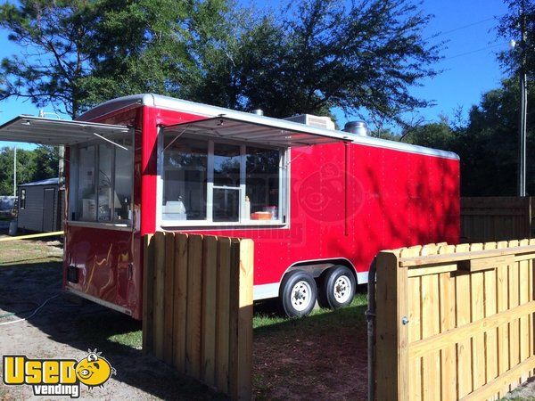 8' x 24' Mobile Kitchen Food Concession Trailer