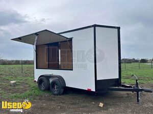 NEW - 6' x 12' Empty Concession Trailer | Mobile Street Vending Unit