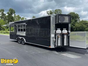 NEW - 2024 8.5' x 24' Kitchen Food Trailer with 5' Enclosed Porch