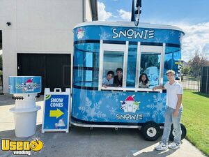 2024 7' x 10' Snowie Shaved Ice Trailer | Snowball Concession Trailer