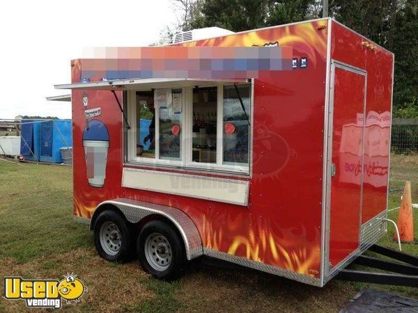 2009 - 12' x 8' Coastal Concessions Shaved Ice Trailer