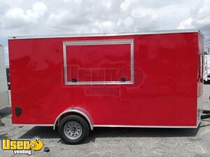 Brand New 6' x 14' Empty Street Food Concession Trailer