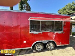 2004 - 8.5' x 16' Shaved Ice Concession Trailer | Mobile Snowball Unit