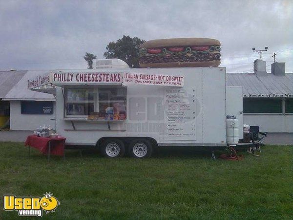 2007 - 8.5x16  Fully Loaded Food Concession Trailer