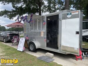 Like New - 2021 7' x 12' All Electric Kitchen Food Trailer | Concession Trailer