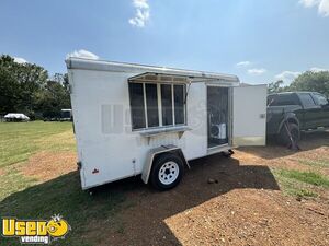 Turn Key - 2016 7' x 12' Haulmark Shaved Ice Trailer with Commercial Cotton Candy Machine