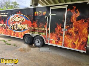 2021 8.5' x 24' Lark Barbecue Food Trailer with Fire Suppression System