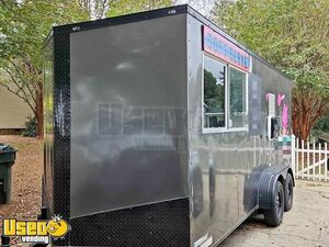 Turnkey - 7' x 17' Soft Serve Ice Cream Concession Trailer