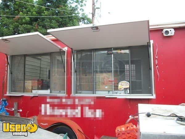 7' x 14' Shaved Ice Concession Trailer