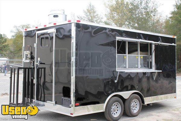 2015 - 8.5' x 16' Food Concession Trailer