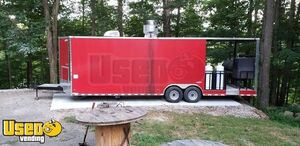 2017 8' x 28' Freedom Barbecue Food Trailer with 8' Porch