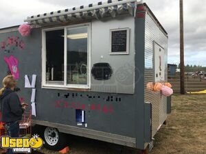 Basic 8' x 14' Used Street Food Concession Trailer / Mobile Vending Unit