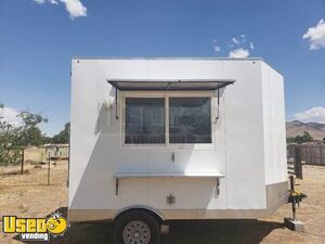 Compact 2020 8' x 10' Concession Trailer with Bathroom Mobile Vending Unit