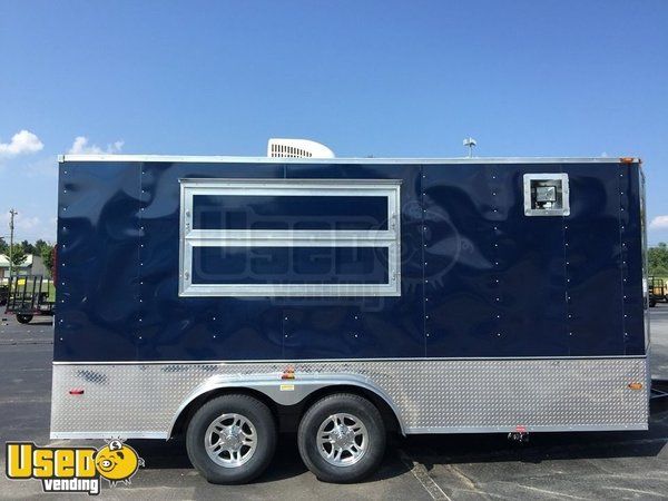 Never Used 2015 7' x 16' Horton Hybrid Gorgeous Food Concession Trailer