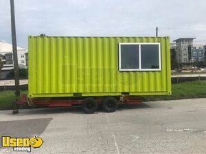 20' Shipping Cargo Container Basic Food Concession Trailer Conversion