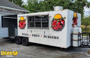 2012 - 8.6' x 14' Kitchen Food Concession Trailer with 8' Enclosed Porch