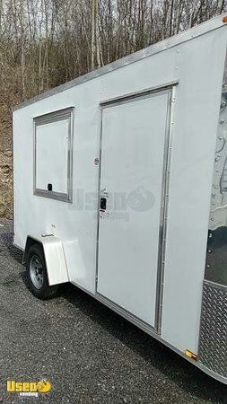 Used 2017 - 6' x 12' Mobile Food Unit / Food Concession Trailer