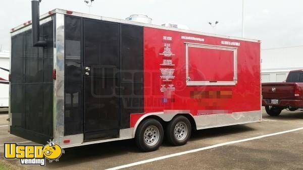 BBQ Trailer with Screened Porch