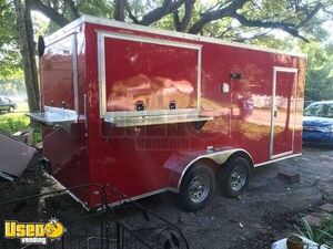 NEW 2024 CUSTOM BUILT Freedom 7' x 16' Mobile Food Concession Trailer