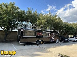 Like New - 2023 8' x 30' Barbecue Food Trailer | Food Concession Trailer