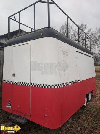 Ready to Go Lightweight Fibre Core 8' x 14' Restored Food Concession Trailer