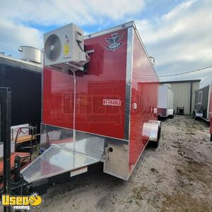 NEW 2025 7.5' x 16' Mobile Kitchen Food Concession Trailer w/ 2 Gyro Machines