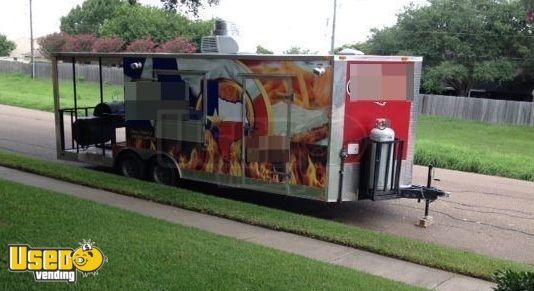 2014 Food Trailer with 6' Back Porch and BBQ