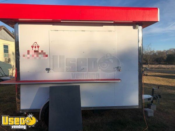 Compact Ready to Work Mobile Kitchen Unit / Used Food Concession Trailer