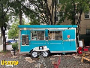 2021 8' x 17' Commercial Kitchen Street Food Vending Concession Trailer