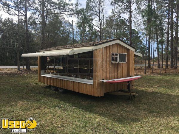 18' Produce Concession Trailer / Farmer's Market Trailer