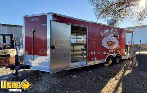 Fully-Loaded 2015 Freedom 8' x 22' Kitchen Food Trailer with Porch