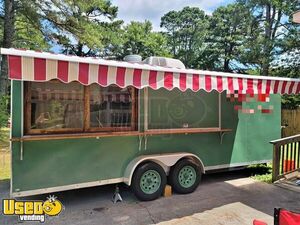 CUTE Fully Equipped 20' Food Concession Trailer with Pro-Fire Suppression Mobile Kitchen