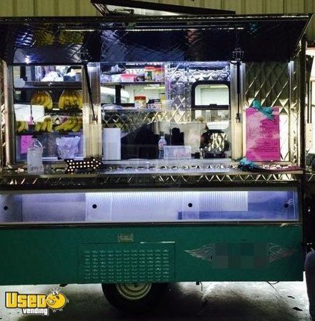 2014 - 5.5' x 12' Crepe Cart Food Concession Trailer